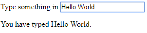 AngularJS - Hello World - Ouput