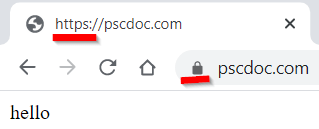 HTTPS example for pscdoc.com