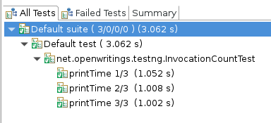 TestNG - invocationCount results